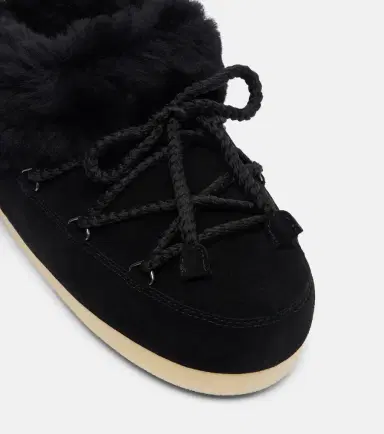 Moon Boot EVX shearling-trimmed suede mules | Thumbnail 3 Moon Boot EVX shearling-trimmed suede mules | Thumbnail 3
