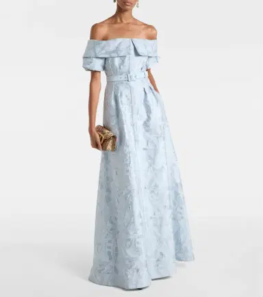 Rebecca Vallance Bridal Anneli cotton-blend brocade gown | Thumbnail 5 Rebecca Vallance Bridal Anneli cotton-blend brocade gown | Thumbnail 5