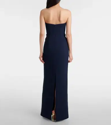 Rebecca Vallance Orla embellished crêpe bustier gown | Thumbnail 4 Rebecca Vallance Orla embellished crêpe bustier gown | Thumbnail 4