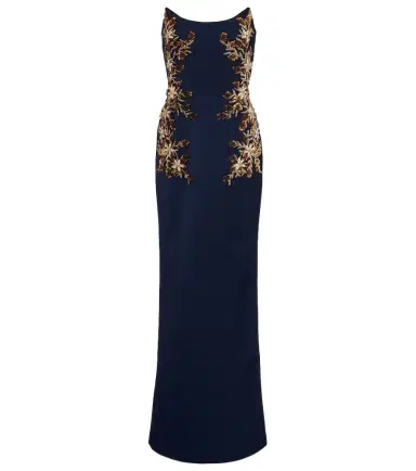 Rebecca Vallance Orla embellished crêpe bustier gown | Thumbnail 1 Rebecca Vallance Orla embellished crêpe bustier gown | Thumbnail 1