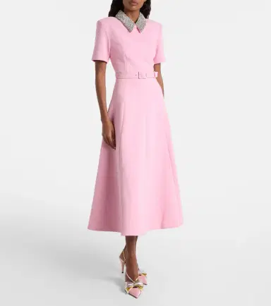 Rebecca Vallance Xena embellished crêpe midi dress | Thumbnail 2 Rebecca Vallance Xena embellished crêpe midi dress | Thumbnail 2