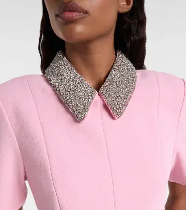 Rebecca Vallance Xena embellished crêpe midi dress | Thumbnail 3 Rebecca Vallance Xena embellished crêpe midi dress | Thumbnail 3