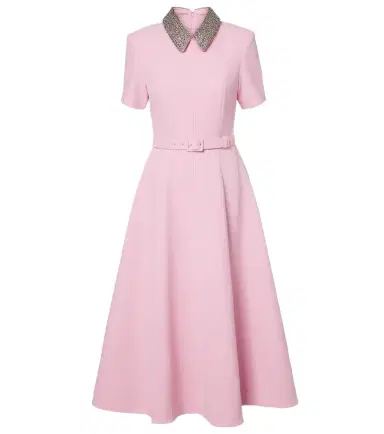 Rebecca Vallance Xena embellished crêpe midi dress | Thumbnail 1 Rebecca Vallance Xena embellished crêpe midi dress | Thumbnail 1