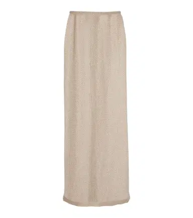 LESET Stella sequined linen-blend maxi skirt | Thumbnail 1 LESET Stella sequined linen-blend maxi skirt | Thumbnail 1