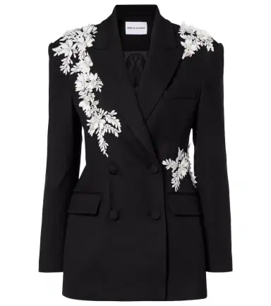Rebecca Vallance Danna floral-appliqué blazer | Thumbnail 1 Rebecca Vallance Danna floral-appliqué blazer | Thumbnail 1