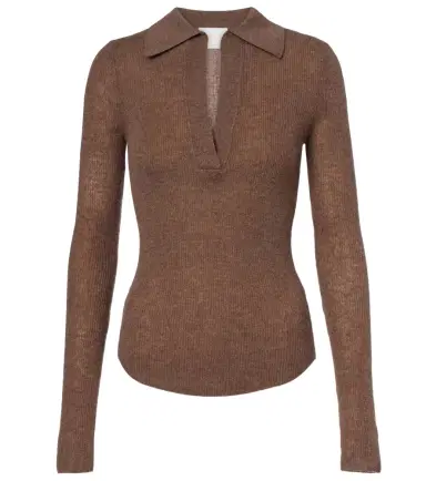 Citizens of Humanity Simone wool and cashmere polo sweater | Thumbnail 1 Citizens of Humanity Simone wool and cashmere polo sweater | Thumbnail 1