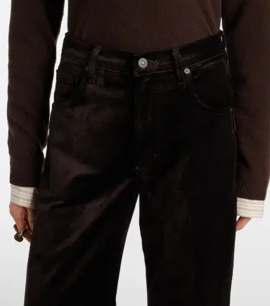 Citizens of Humanity Ayla cotton-blend velvet straight pants | Thumbnail 3 Citizens of Humanity Ayla cotton-blend velvet straight pants | Thumbnail 3