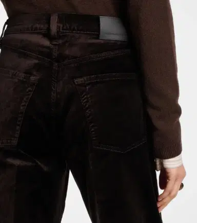 Citizens of Humanity Ayla cotton-blend velvet straight pants | Thumbnail 4 Citizens of Humanity Ayla cotton-blend velvet straight pants | Thumbnail 4