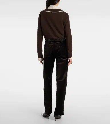 Citizens of Humanity Ayla cotton-blend velvet straight pants | Thumbnail 5 Citizens of Humanity Ayla cotton-blend velvet straight pants | Thumbnail 5