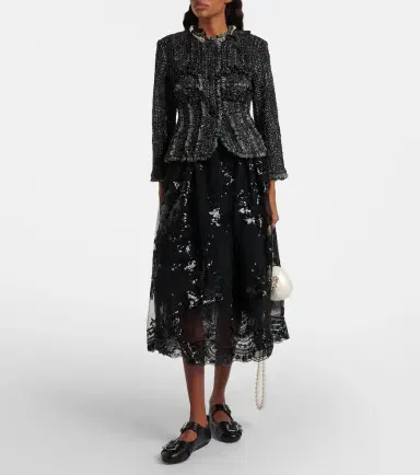 Simone Rocha Sequined midi skirt | Thumbnail 3 Simone Rocha Sequined midi skirt | Thumbnail 3