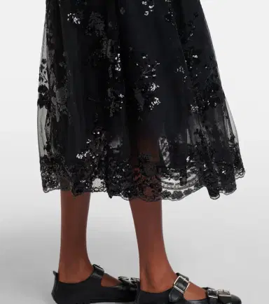 Simone Rocha Sequined midi skirt | Thumbnail 5 Simone Rocha Sequined midi skirt | Thumbnail 5