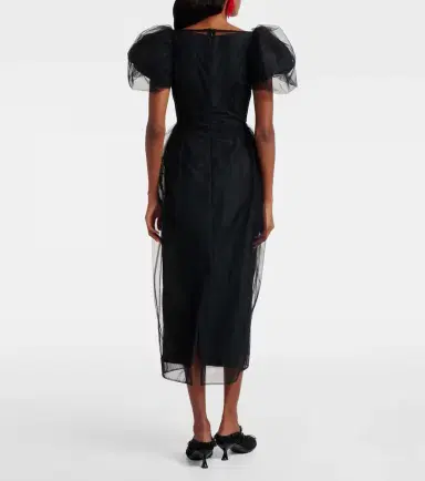 Simone Rocha Embroidered tulle midi dress | Thumbnail 5 Simone Rocha Embroidered tulle midi dress | Thumbnail 5