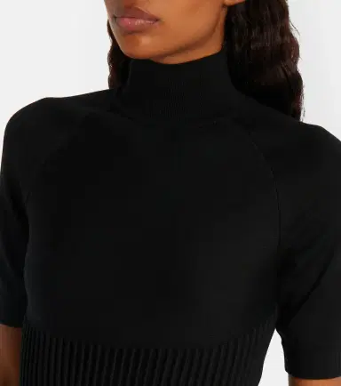 Alaïa Alaïa Ribbed-knit wool-blend minidress | Thumbnail 2 Alaïa Alaïa Ribbed-knit wool-blend minidress | Thumbnail 2