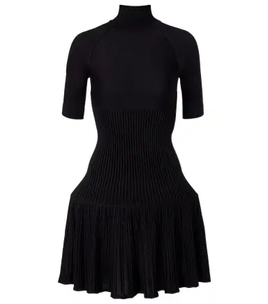 Alaïa Alaïa Ribbed-knit wool-blend minidress | Thumbnail 1 Alaïa Alaïa Ribbed-knit wool-blend minidress | Thumbnail 1