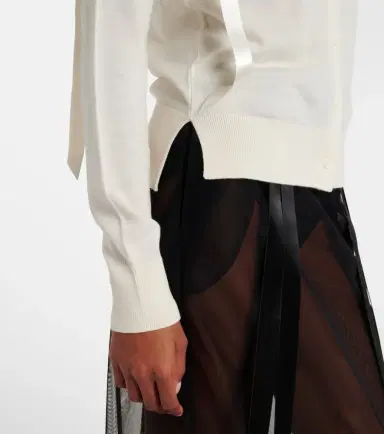 Simone Rocha Wool and silk cardigan | Thumbnail 3 Simone Rocha Wool and silk cardigan | Thumbnail 3