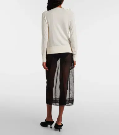 Simone Rocha Wool and silk cardigan | Thumbnail 5 Simone Rocha Wool and silk cardigan | Thumbnail 5