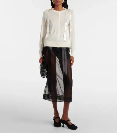 Simone Rocha Wool and silk cardigan | Thumbnail 6 Simone Rocha Wool and silk cardigan | Thumbnail 6