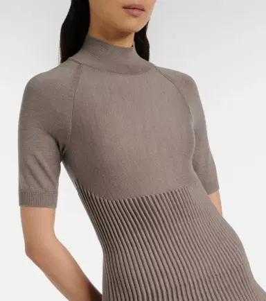 Alaia Alaïa Ribbed-knit wool-blend minidress | Thumbnail 2 Alaia Alaïa Ribbed-knit wool-blend minidress | Thumbnail 2