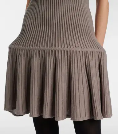 Alaia Alaïa Ribbed-knit wool-blend minidress | Thumbnail 3 Alaia Alaïa Ribbed-knit wool-blend minidress | Thumbnail 3