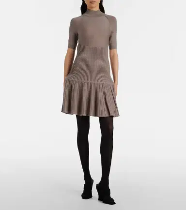 Alaia Alaïa Ribbed-knit wool-blend minidress | Thumbnail 5 Alaia Alaïa Ribbed-knit wool-blend minidress | Thumbnail 5