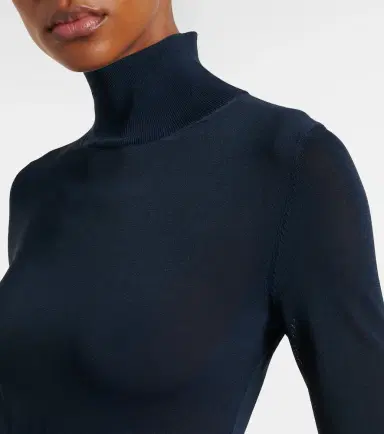Alaïa Alaïa Sheer midi dress | Thumbnail 5 Alaïa Alaïa Sheer midi dress | Thumbnail 5