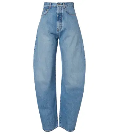 Alaïa Alaïa High-rise barrel-leg jeans | Thumbnail 1 Alaïa Alaïa High-rise barrel-leg jeans | Thumbnail 1