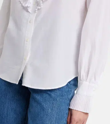 Polo Ralph Lauren Ruffled cotton and silk blouse | Thumbnail 3 Polo Ralph Lauren Ruffled cotton and silk blouse | Thumbnail 3
