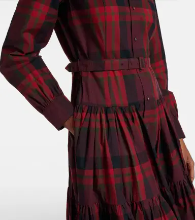 Polo Ralph Lauren Belted plaid cotton-blend shirt dress | Thumbnail 3 Polo Ralph Lauren Belted plaid cotton-blend shirt dress | Thumbnail 3