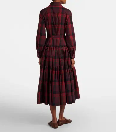 Polo Ralph Lauren Belted plaid cotton-blend shirt dress | Thumbnail 4 Polo Ralph Lauren Belted plaid cotton-blend shirt dress | Thumbnail 4