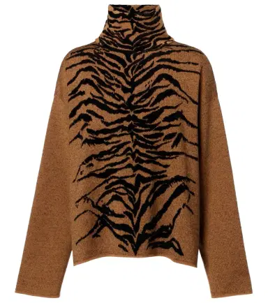 Alaia Alaïa Jacquard turtleneck sweater | Thumbnail 1 Alaia Alaïa Jacquard turtleneck sweater | Thumbnail 1