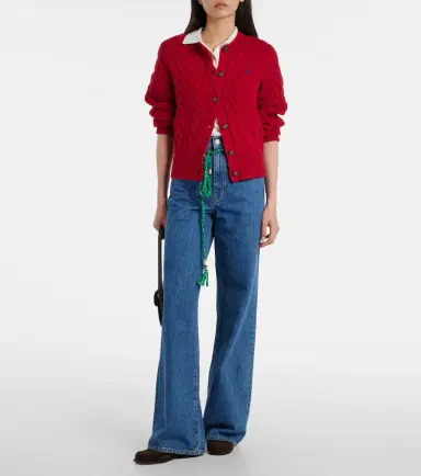 Polo Ralph Lauren Cable-knit wool and cashmere cardigan | Thumbnail 2 Polo Ralph Lauren Cable-knit wool and cashmere cardigan | Thumbnail 2