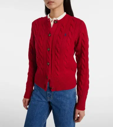 Polo Ralph Lauren Cable-knit wool and cashmere cardigan | Thumbnail 4 Polo Ralph Lauren Cable-knit wool and cashmere cardigan | Thumbnail 4