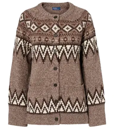Polo Ralph Lauren Fair Isle jacquard wool-blend cardigan | Thumbnail 1 Polo Ralph Lauren Fair Isle jacquard wool-blend cardigan | Thumbnail 1