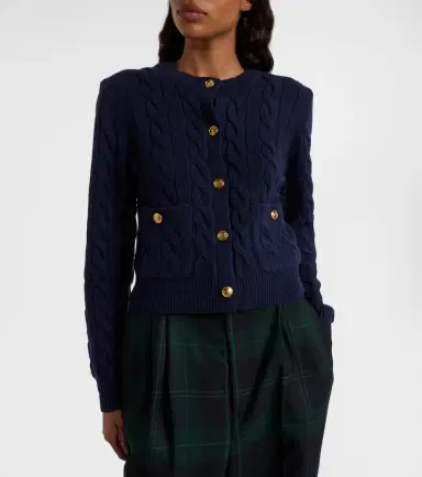 Polo Ralph Lauren Cable-knit wool and cashmere cardigan | Thumbnail 3 Polo Ralph Lauren Cable-knit wool and cashmere cardigan | Thumbnail 3