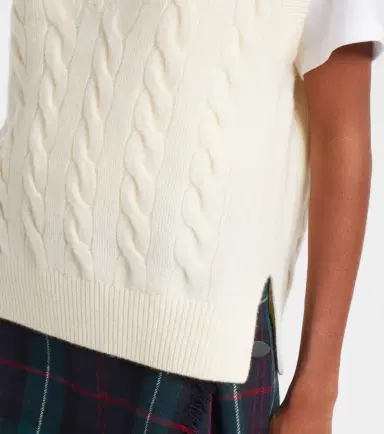 Polo Ralph Lauren Cable-knit wool and cashmere vest | Thumbnail 2 Polo Ralph Lauren Cable-knit wool and cashmere vest | Thumbnail 2