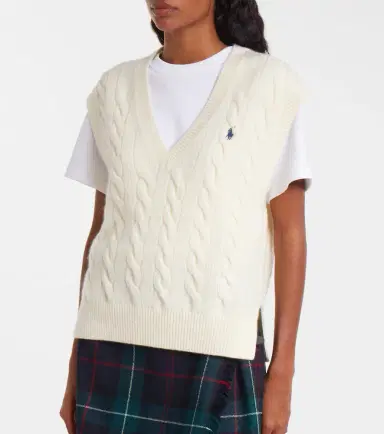 Polo Ralph Lauren Cable-knit wool and cashmere vest | Thumbnail 6 Polo Ralph Lauren Cable-knit wool and cashmere vest | Thumbnail 6