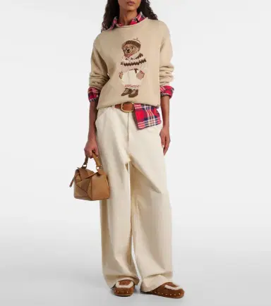 Polo Ralph Lauren Polo Bear cotton and wool-blend sweater | Thumbnail 5 Polo Ralph Lauren Polo Bear cotton and wool-blend sweater | Thumbnail 5