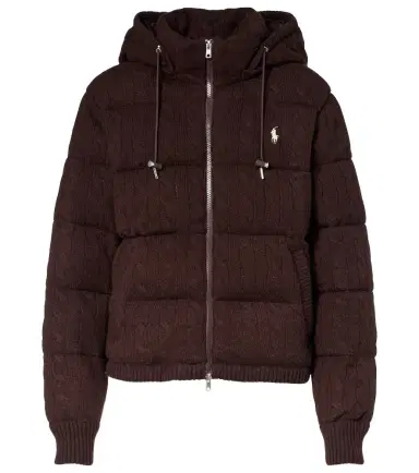 Polo Ralph Lauren Cable-knit wool and cashmere puffer jacket | Thumbnail 1 Polo Ralph Lauren Cable-knit wool and cashmere puffer jacket | Thumbnail 1