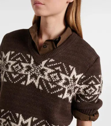 Polo Ralph Lauren Intarisa cotton and wool sweater | Thumbnail 4 Polo Ralph Lauren Intarisa cotton and wool sweater | Thumbnail 4