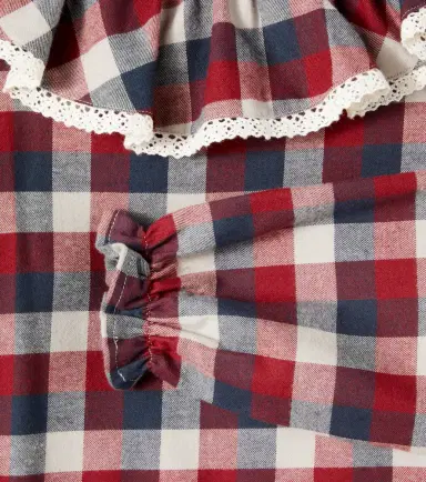 Wheat Elin checked cotton blouse | Thumbnail 2 Wheat Elin checked cotton blouse | Thumbnail 2