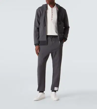 Thom Browne 4-Bar cotton jersey sweatpants | Thumbnail 2 Thom Browne 4-Bar cotton jersey sweatpants | Thumbnail 2