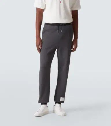 Thom Browne 4-Bar cotton jersey sweatpants | Thumbnail 4 Thom Browne 4-Bar cotton jersey sweatpants | Thumbnail 4