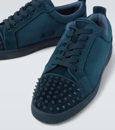 Christian Louboutin Louis Junior Spikes embellished suede sneakers | Thumbnail 2 Christian Louboutin Louis Junior Spikes embellished suede sneakers | Thumbnail 2