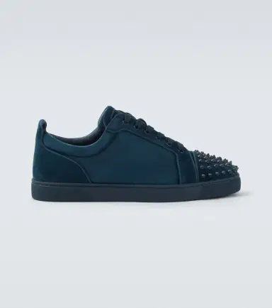 Christian Louboutin Louis Junior Spikes embellished suede sneakers | Thumbnail 3 Christian Louboutin Louis Junior Spikes embellished suede sneakers | Thumbnail 3