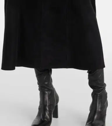 Rixo Edwina high-rise suede midi skirt | Thumbnail 2 Rixo Edwina high-rise suede midi skirt | Thumbnail 2