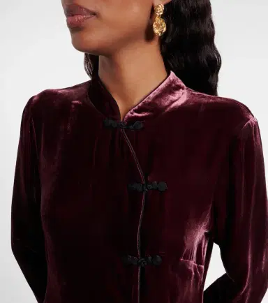 Rixo Delphina velvet minidress | Thumbnail 3 Rixo Delphina velvet minidress | Thumbnail 3