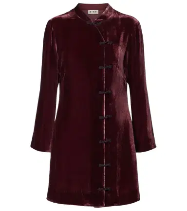Rixo Delphina velvet minidress | Thumbnail 1 Rixo Delphina velvet minidress | Thumbnail 1