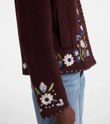 Rixo Jude embroidered wool-blend jacket | Thumbnail 2 Rixo Jude embroidered wool-blend jacket | Thumbnail 2