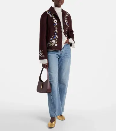 Rixo Jude embroidered wool-blend jacket | Thumbnail 3 Rixo Jude embroidered wool-blend jacket | Thumbnail 3