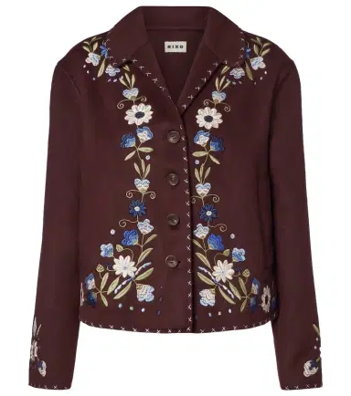 Rixo Jude embroidered wool-blend jacket | Thumbnail 1 Rixo Jude embroidered wool-blend jacket | Thumbnail 1